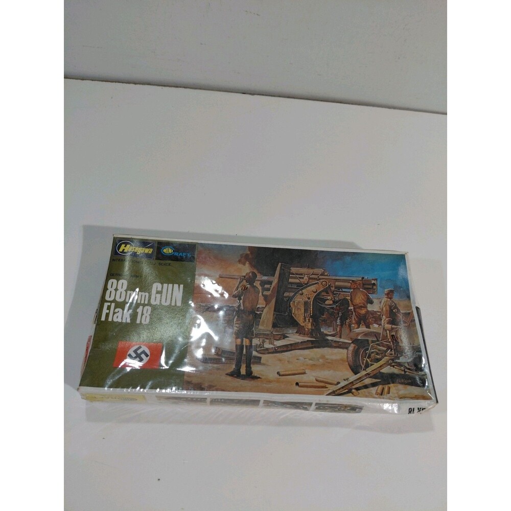NIB Hasegawa 710 1:72 Scale German Army Flak 18 88mm Gun Model Kit